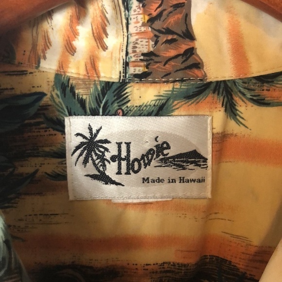 Vintage Howie Hawaiian Button Down Short Sleeve Shirt - Picture 4 of 7